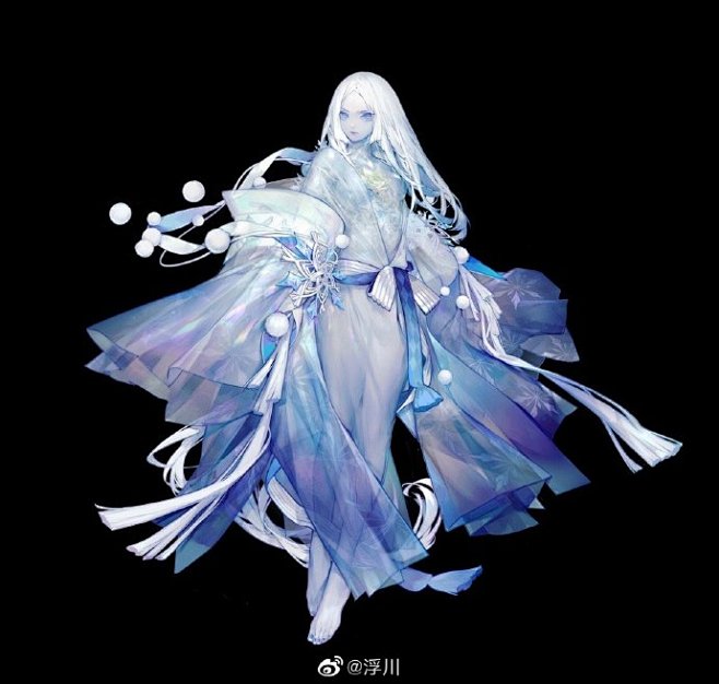 参与了sp雪女的设计，祝大家都能抽到大雪女#蝉冰雪女#