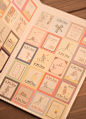 【49包邮】可爱卡通小王子邮票贴纸 80枚入 日记本 相册 手机贴纸