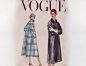 Vintage 1950s Sewing Pattern - Ladies Winter Coat - 1957 Vogue 9022, Bust 32