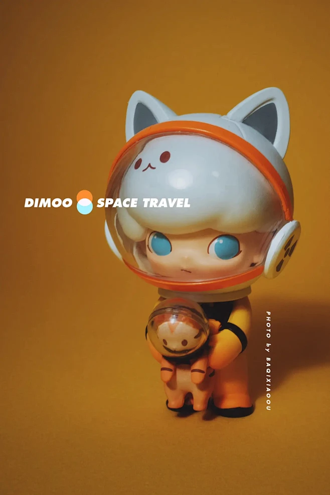 DImoo太空系列之喵星太空人-花瓣网