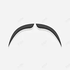 卡通胡子装饰海报 页面网页 平面电商 创意素材