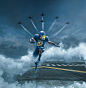 UA - NAVY FOOTBALL : UNDER ARMOURNavy Football Uniform Announcement - Key VisualsFor the big Army vs. Navy game, Navy athletics teamed up with Under Armour to take their uniforms to the next level... inspired by, and featuring the Blue Angels.AD: Kirk Rou