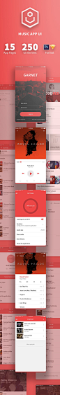 Garnet (Music App Ui) (User Interfaces): 