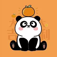 熊猫卡通可爱插画图片大熊猫国宝
