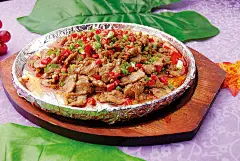 铁板蒙古牛肉44056_中餐_美食类_图库壁纸_68Design