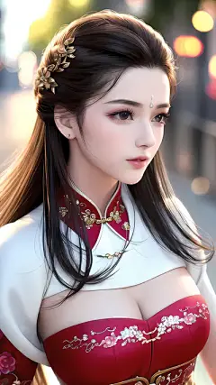 旗袍少女 | 无界AI