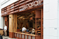 Coffee Shop Design Uses Chocolate Bars and Cocoa Beans as Inspiration - Mindful Design Consulting