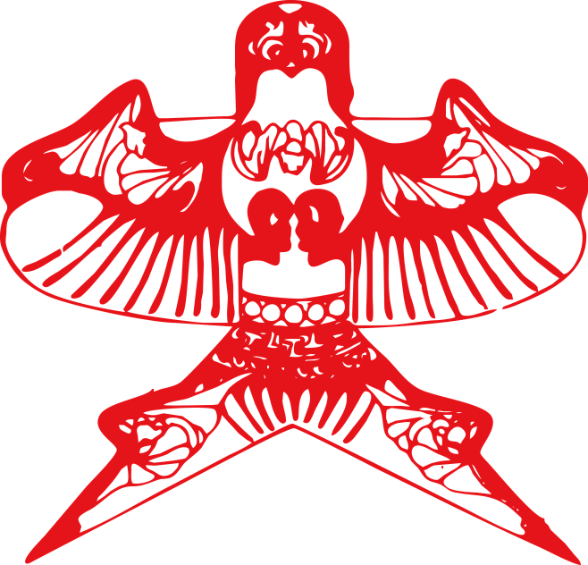 剪纸风筝
