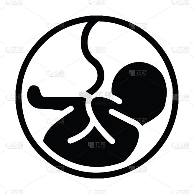 婴儿，胎儿，产科，怀孕图标