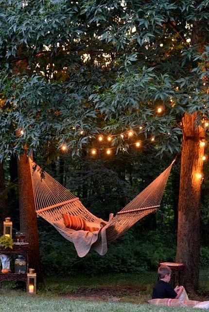 Backyard hammock