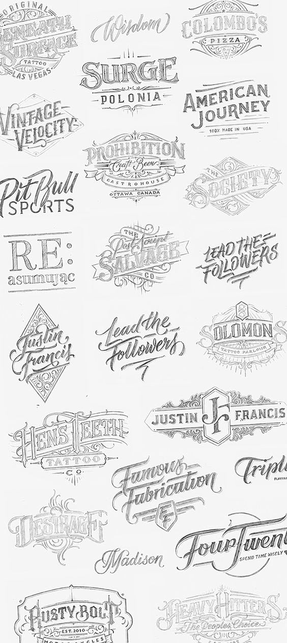 Handlettered Logotyp...