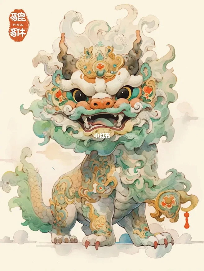 『貔貅』国风瑞兽，国潮IP设计