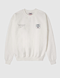 INTENSIVE CARE CREWNECK - castellaoffice : FABRIC: 70%COTTON, 30%POLY  PRINT: SILKSCREEN  WASH IN COLD WATER ON GENTLE CYCLE; AIR DRY, HANG DRY, OR GENTLY TUMBLE DRY ON THE LOWEST HEAT SETTING.