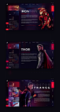 Infinity War - Website Concept Design : Concepto de diseño web para la película Avengers - Infinity War espero sea de su agrado comenten si les gusto y que otro concepto quieren que realice!