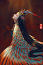 山海經-畢方鳥：又西二百八十里，曰章莪之山，無草木，多瑤碧。所為甚怪。有鳥焉，其狀如鶴，一足，赤文青質而白喙，名曰畢方，其鳴自叫也，見則其邑有譌火。畢方鳥在其東，青水西，其為鳥人面一腳。一曰在二八神東。