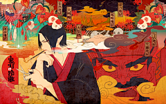 哼着歌儿的麦芽糖采集到插画