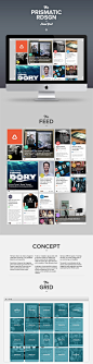 Prismatic NewsFeed Concept Redesign by Enzo Li Volti