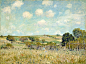 作　　者：阿尔弗莱德·西斯莱 - alfred sisley
作品名称：草地 - Meadow