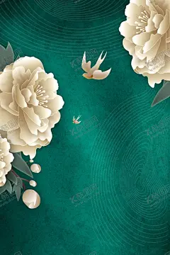 牡丹花背景 【酷图网】中国风插画,中国风,国潮,国潮山水插画,工笔画,古风插画,插画,手绘古风,古风山水,中国风背景,山水背景,国潮背景,古风素材,复古国潮