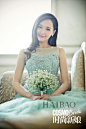 唐嫣登上《时尚新娘》六月刊封面