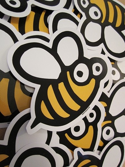 Bee Die Cut Vinyl St...