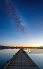 公园,新西兰,天空,星星,夜晚正版图片素材
