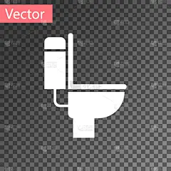 白色,分离着色,抽水马桶,图标,透明,室内,瓷器,干净,概念,卫生