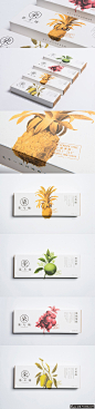 菠萝派 创意菠萝派包装设计 大气菠萝派包装 创意零食包装 高档食品包装设计