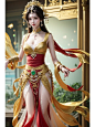 AI眼中的Chinese goddess