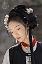 小山楂 热缩花簪竹子发簪古风汉服新中式簪子盘发日常旗袍简约女-淘宝网