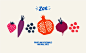 Zoe Juices : Pomegranate juice is the modern elixir of youth. The very essence of vitality and happiness. For the ZOE juices rebranding and packaging redesign we travelled back to our childhood. Where cutting out papers and making collages, brought a vivi