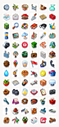 "Tropical Forest". Icons : Icons for the match-3 game
