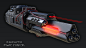 Interceptor Cannon - P9000, Laurentiu Nedelca : Here are some renders with the cannon gun used for my drone project.<br/>Drone project here -> <a class="text-meta meta-link" rel="nofollow" href="https://www.artstation.