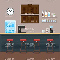 餐厅    - 源文件下载【酷图网】餐厅,家居,餐厅矢量图,手绘餐厅,房间,厨房,柜子,客厅,