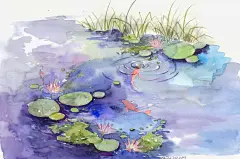 中国古风水彩插画高清素材 中国风 古代风 古风水彩 古风物件 古风花卉 山清水秀 彩色水墨画 文人墨客 水彩画 花卉 花鸟鱼虫 落花流水 诗情画意 风景 免抠png 设计图片 免费下载