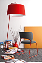 DUFFY by Calligaris design Design Lab : Scarica il catalogo e richiedi prezzi di Duffy by Calligaris, sedia a slitta in tessuto design Design Lab