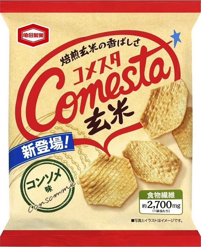 【高評価】亀田製菓　コメスタ玄米　コンソ...