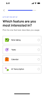 Evernote Onboarding screen