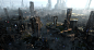 Future City, Christian Haley : A city I've been noodling around.  1st in a city series.