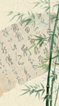 花瓣素材_植物通用中国风竹子背景场景图片素材_193442067