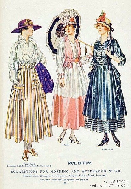 1910－1919年的时尚。