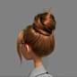 Honeylemon’s bun., Alex Alvarado : Hair groom I made for Big Hero 6