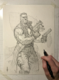 Work in progress of "Saria" volume 3  , Riccardo Federici : Design and colors by Riccardo Federici - Script by Jean Dufaux- Editions Delcourt