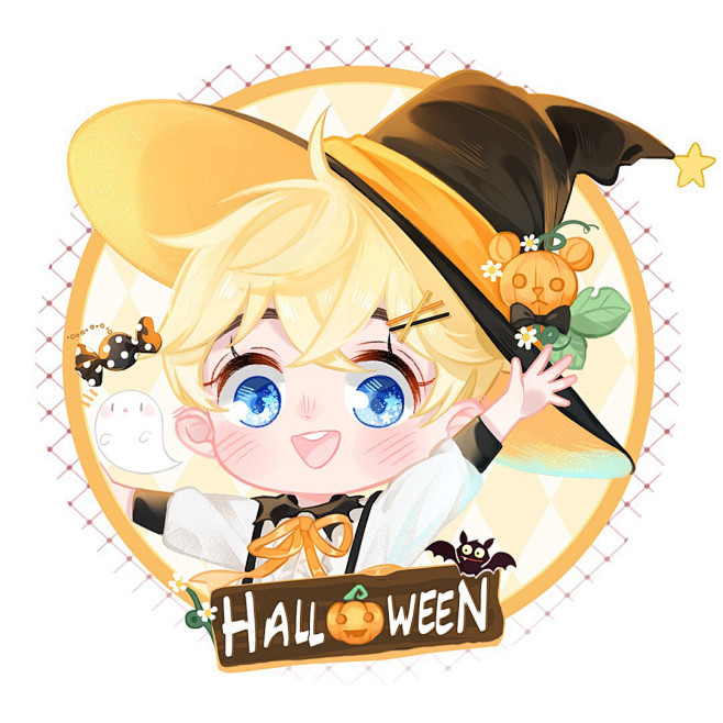 恋与制作人万圣节q版头像周棋洛