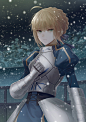 Fate/Grand Order  Saber  阿尔托尼亚·潘德拉贡  P站:雪漣月