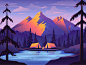 Camp Illustration
