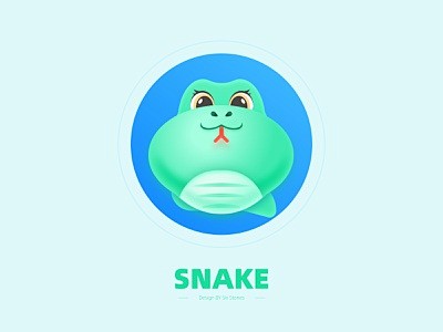 snake blue branding ...
