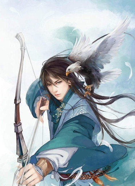 古风男子 古装 美术 原画 男子 古风人...