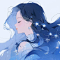 女生头像·夏夜绚烂的烟火