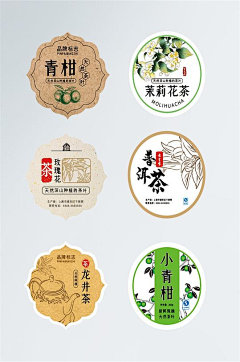 小珂亚采集到P-瓶子标签设计